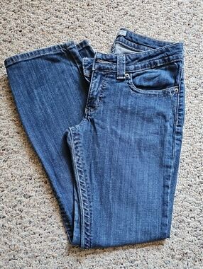 Lee Women's Slender Secret Jeans in Dark Blue Wash 6 Short
